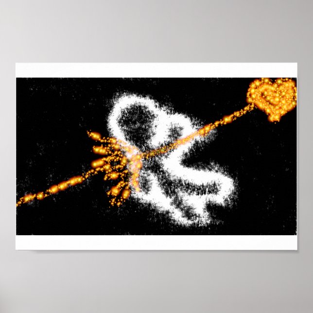 Affiche Puissance de l'amour "Fireball Series" (Devant)