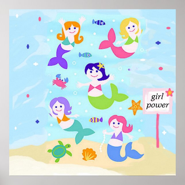 Affiche puissance des filles (Devant)