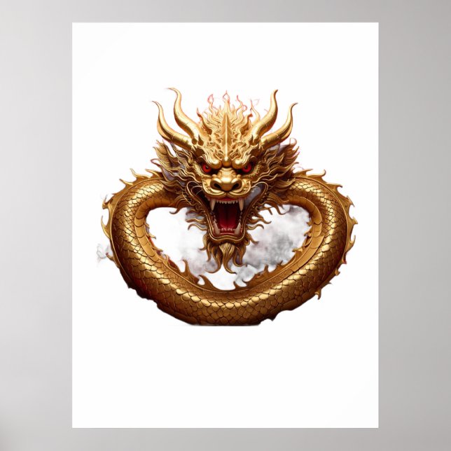 Affiche Puissance du Dragon Chinois (Devant)