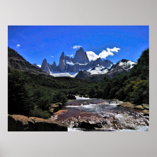 Affiche Puissant Cerro Fitz Roy (Devant)