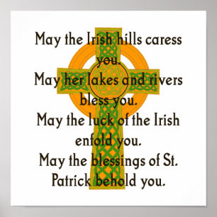 Affiche Puisse Irish Hills Vous Caresser - Citation Irland