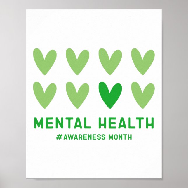 Affiche Puissions-nous porter le Mois vert de sensibilisat (Devant)
