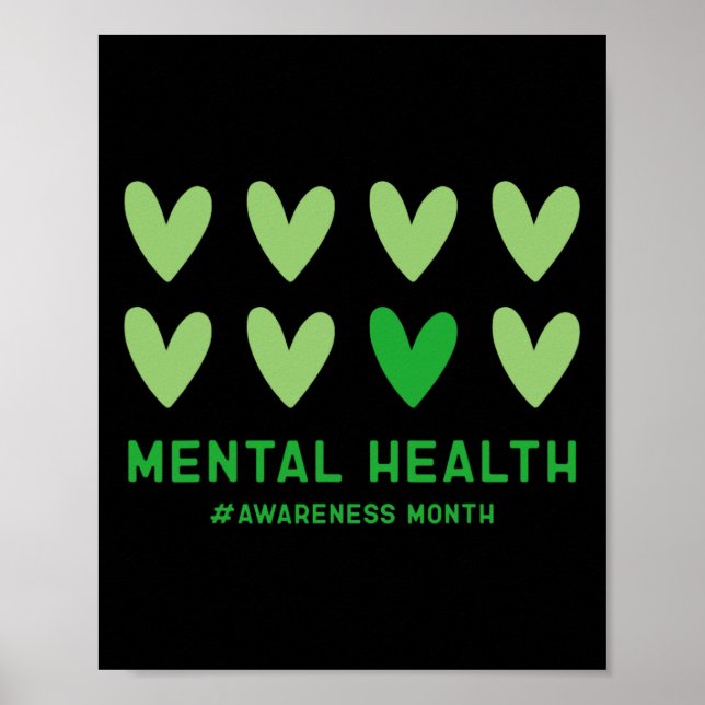 Affiche Puissions-nous porter le Mois vert de sensibilisat (Devant)