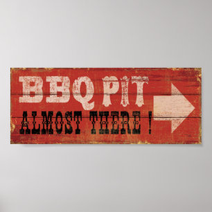 Affiche Puits de BBQ