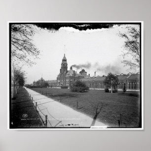 Affiche Pullman Palace Car Co., Pullman, Illinois c1900