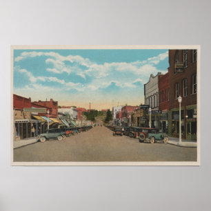 Affiche Pullman, WAView de Main StreetPullman, WA