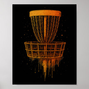 Affiche Pullover Disc Golf rétro Frolf Vintage Frisbee Gol