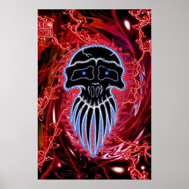 Affiche Pulse Red Design (Devant)