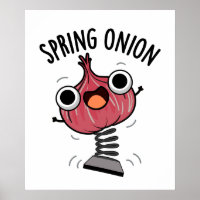 Pun de légumes amusant à l'oignon de printemps