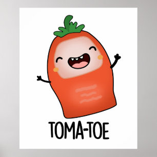 Affiche Pun tomate amusant