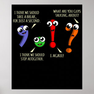 Affiche Punctuation Marks English Language Teacher