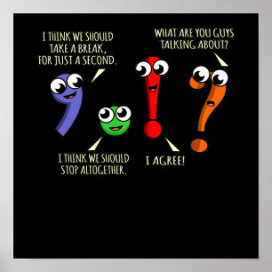 Affiche Punctuation Marks English Language Teacher