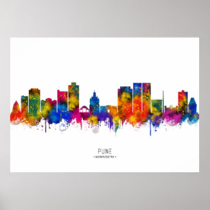 Affiche Pune Maharashtra Toit du ciel