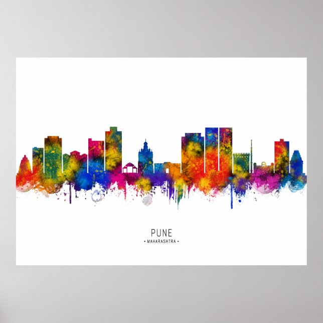 Affiche Pune Maharashtra Toit du ciel (Devant)