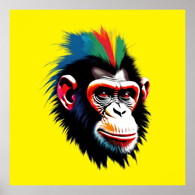 Affiche Punk Chimp (Devant)