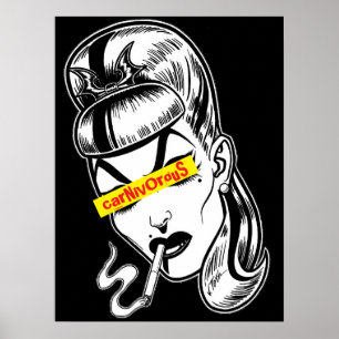 Affiche Punk Femme Fatale