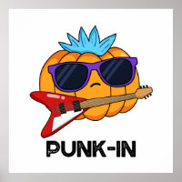 Punk in Funny Punk Rock Citrouille Pun
