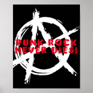 Affiche Punk Rock ne meurt jamais