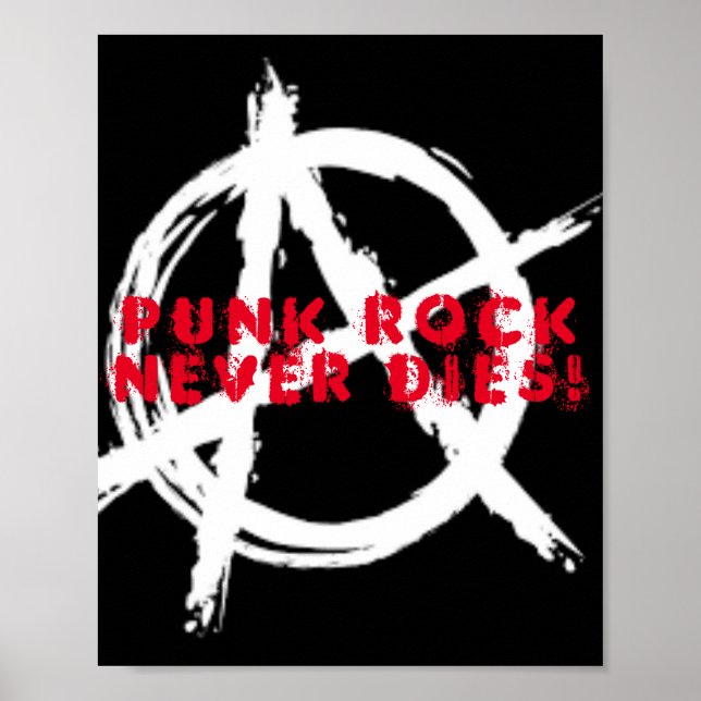 Affiche Punk Rock ne meurt jamais (Devant)