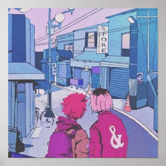 Affiche Punks de rue d'Osaka