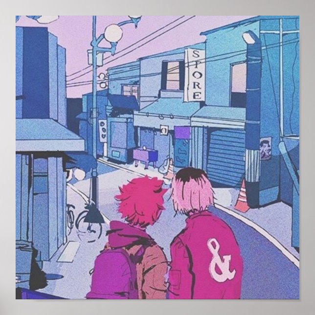 Affiche Punks de rue d'Osaka (Devant)