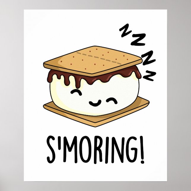 Affiche Puns drôles de Smore Smoring (Devant)