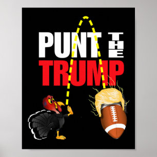 Affiche Punt The Trump Drôle Politique