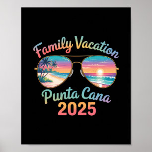 Affiche Punta Cana 2025 Vacances familiales en famille T-s