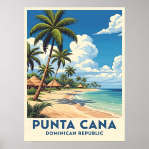Affiche Punta cana beach paradis