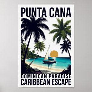Affiche Punta Cana Paradis Dominicain
