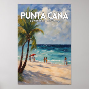 Affiche Punta Cana République Dominicaine Voyage