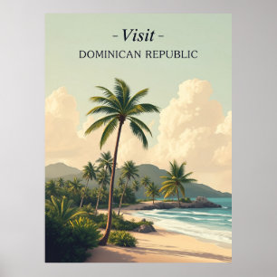Affiche Punta Cana, République dominicaine – Voyages ancie