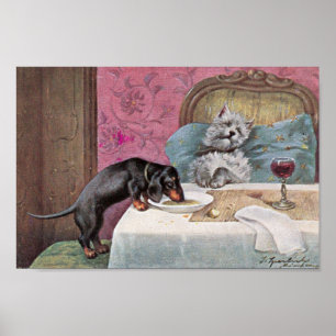 Affiche Pups vintages