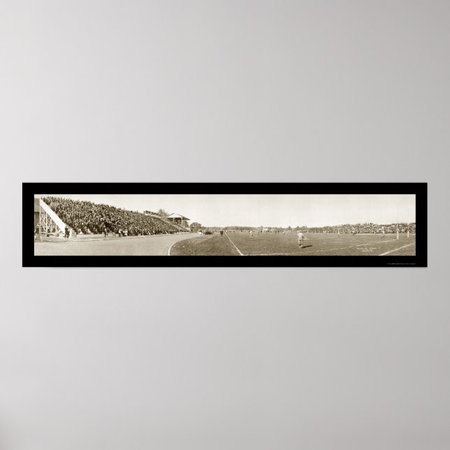 Affiche Purdue Wabash Football Photo 1913 (Devant)