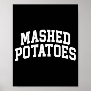 Affiche Purée de pommes de terre Thanksgiving, Pommes de t