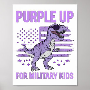 Affiche Purge Pour Enfants Militaires Drapeau Militaire En