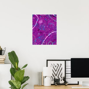 Affiche Purple Abstrait Dreamscape
