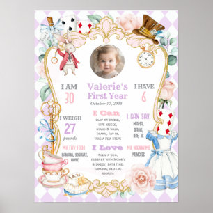 Affiche Purple Alice dans ONEderland-1er anniversaire
