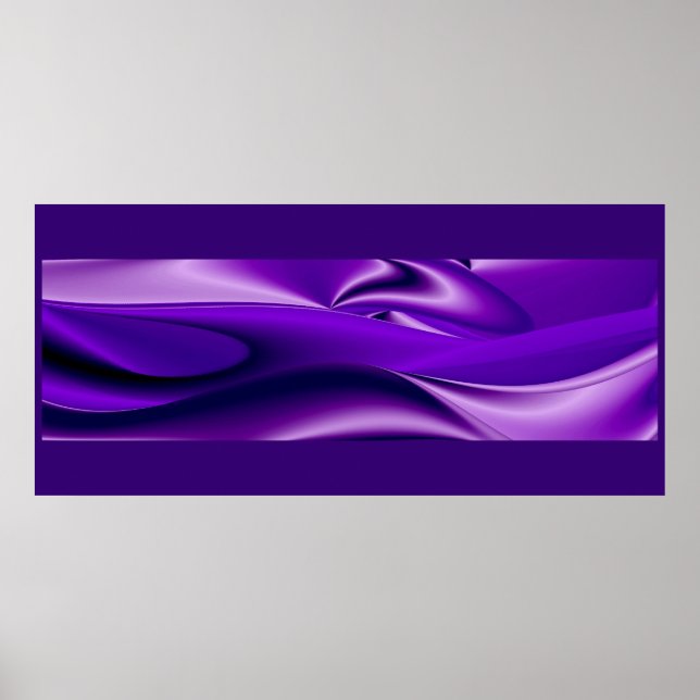 Affiche Purple Dreams, Imaginaire Abstrait Rainbow Art (Devant)
