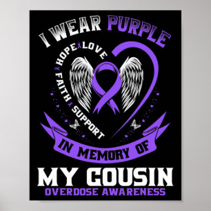 Affiche Purple En Mémoire De Mon Adjudicateur De Drogue Co