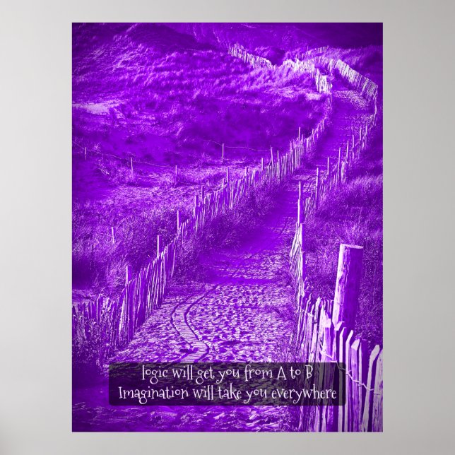 Affiche Purple - L'imagination vous emmènera partout (Devant)