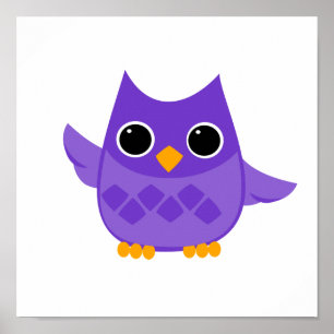 Affiche Purple Owl