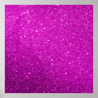 Affiche Purple Sparkly Glitter