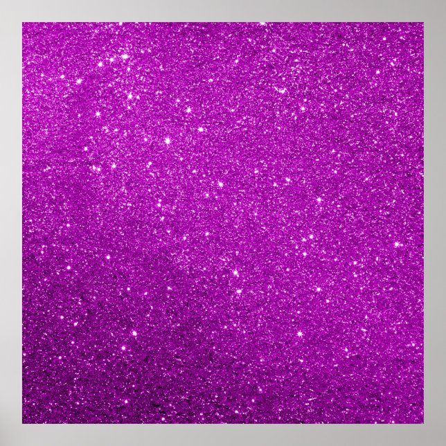 Affiche Purple Sparkly Glitter (Devant)