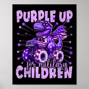 Affiche Purple Up For Military Kids Mois Military Child D