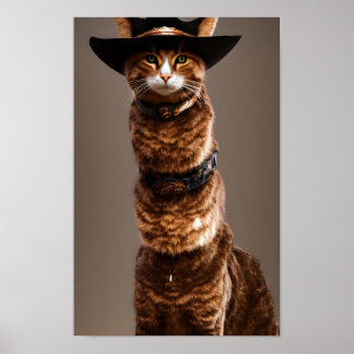 Affiche Purrfect Cowboy : Feline Frontier Adventure