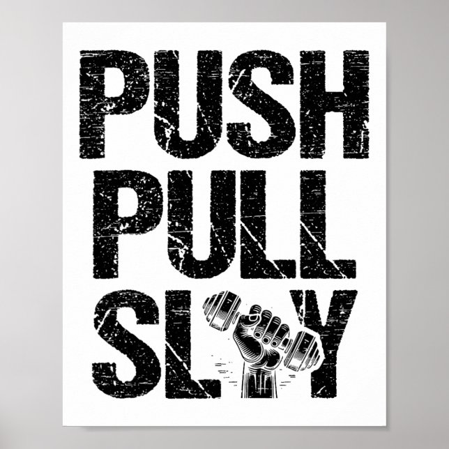 Affiche Push Pull Poids Poids Poids Poids Poids Poids Body (Devant)