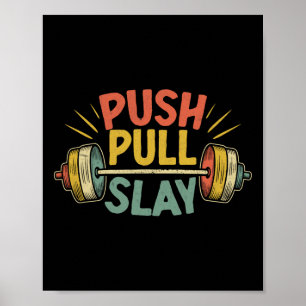Affiche Push Pull Poids Poids Poids Poids Poids Poids Body
