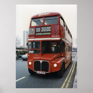 AFFICHE PUTNEY COMMON BUS
