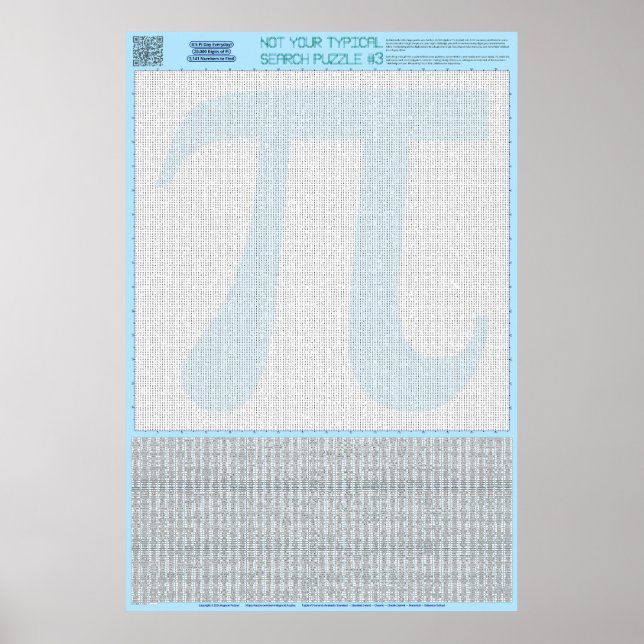 Affiche PUZZLE #3 : Jour Pi - Standard (Devant)
